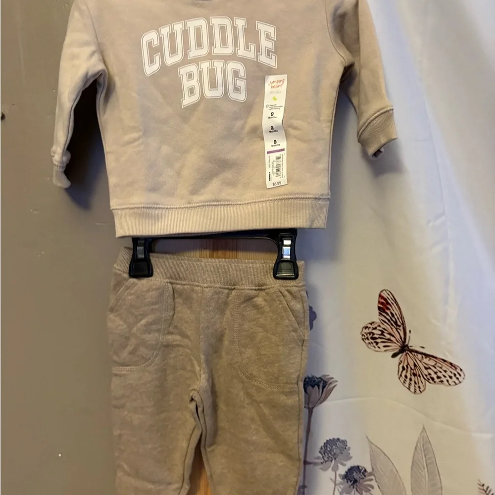 Carter's Tan Cuddle Bug Matching Set
